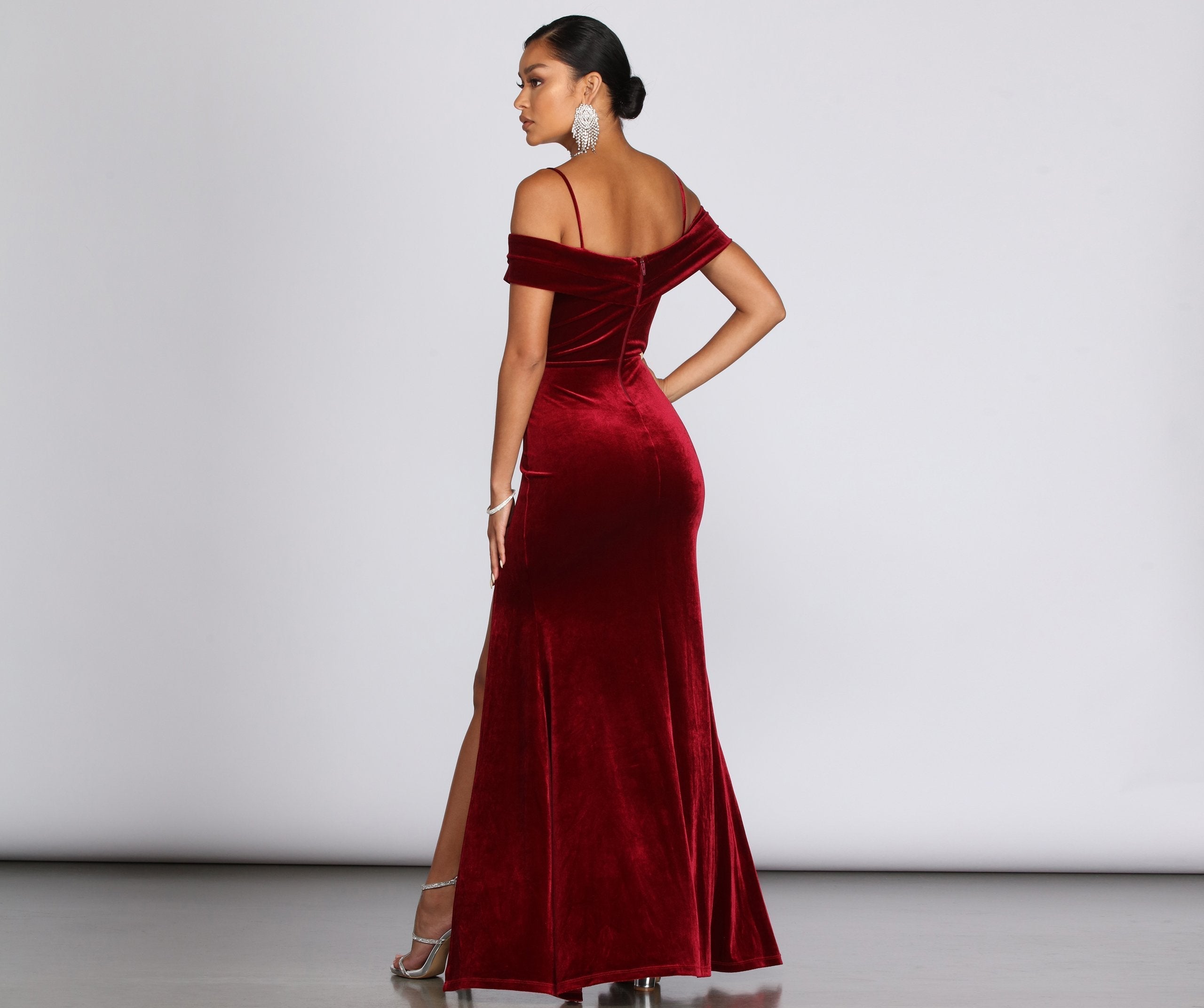 Christiana Velvet Formal Dress Sai Feel