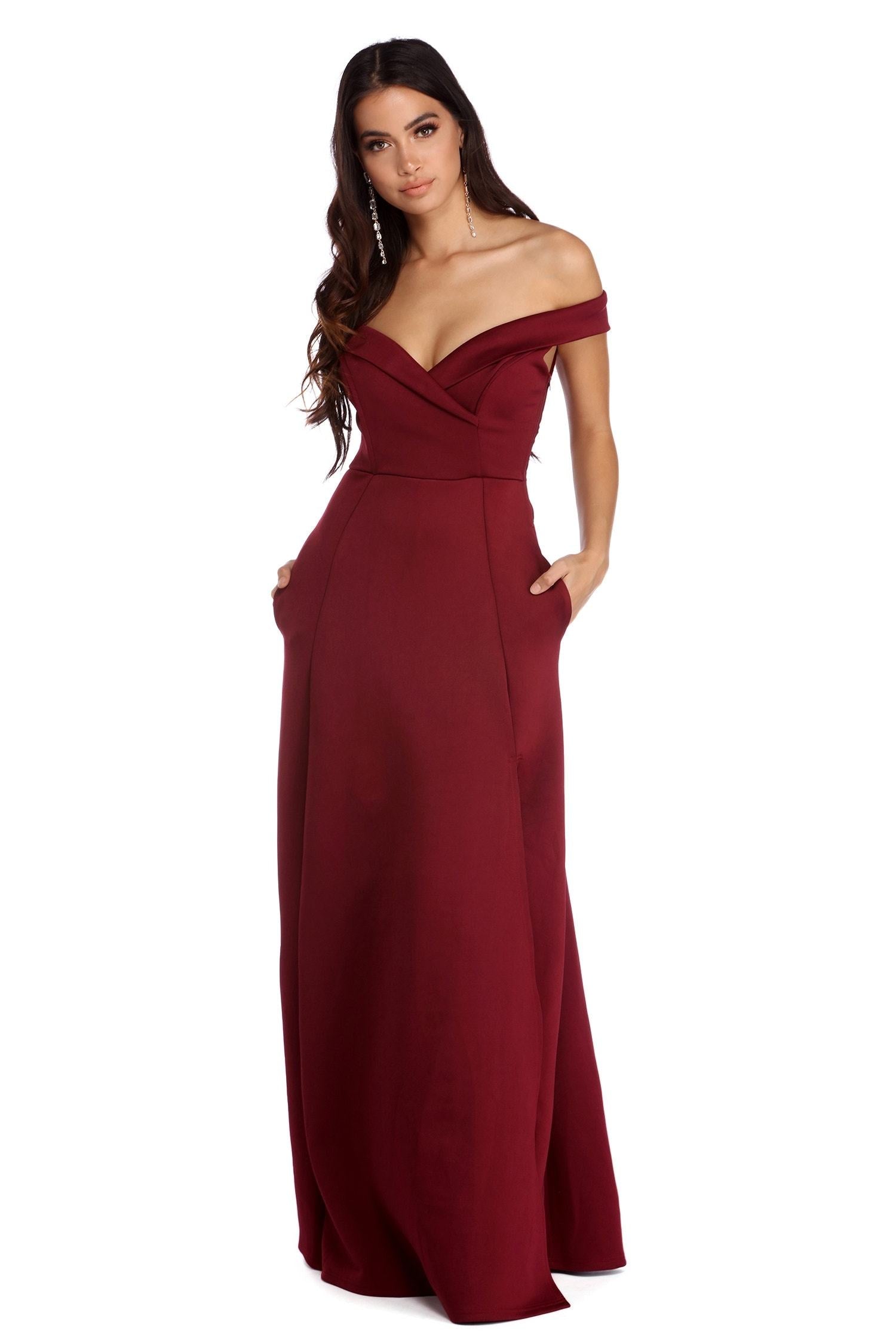 Christine Off The Shoulder Ball Gown Sai Feel