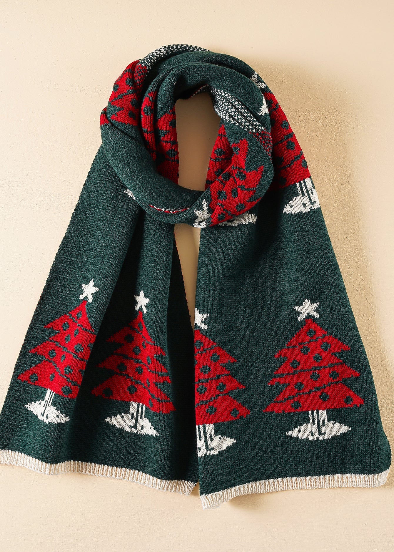 Christmas Knit Scarf Sai Feel