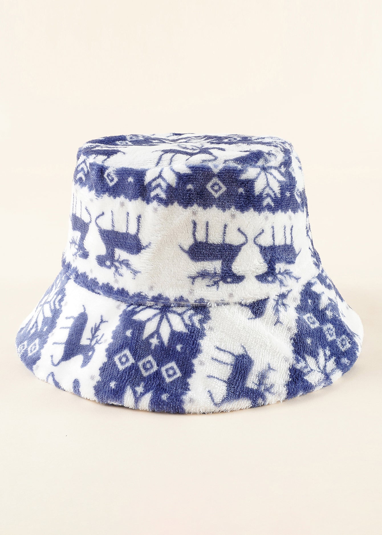 Christmas Print Bucket Hat Sai Feel