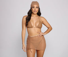 Cinched and Chic Mesh Swim Coverup Sai Feel