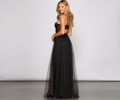 Cintra Mesh Tulle Bustier Gown Sai Feel