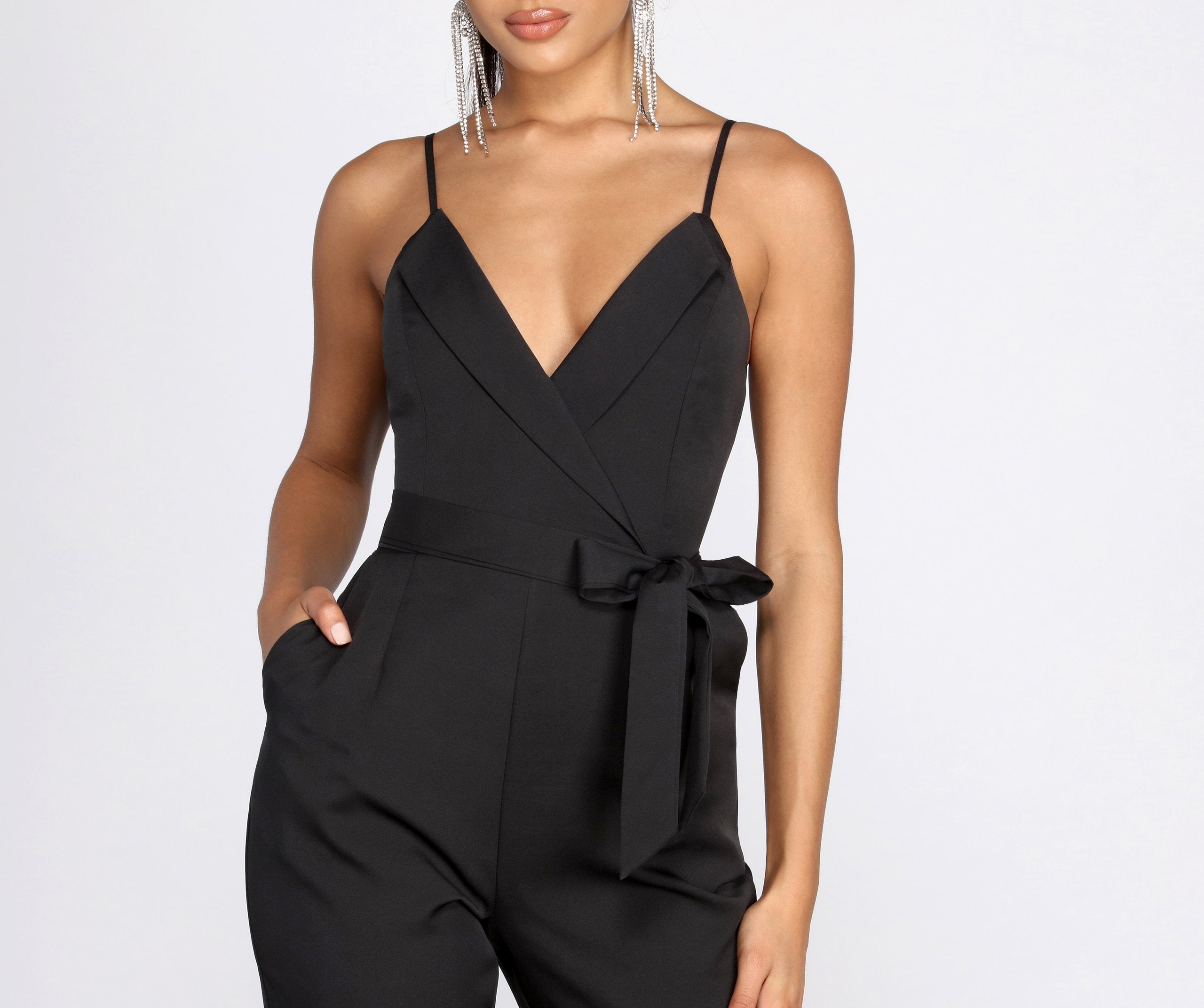 Classic Chic Tapered Jumpsuit Sai Feel