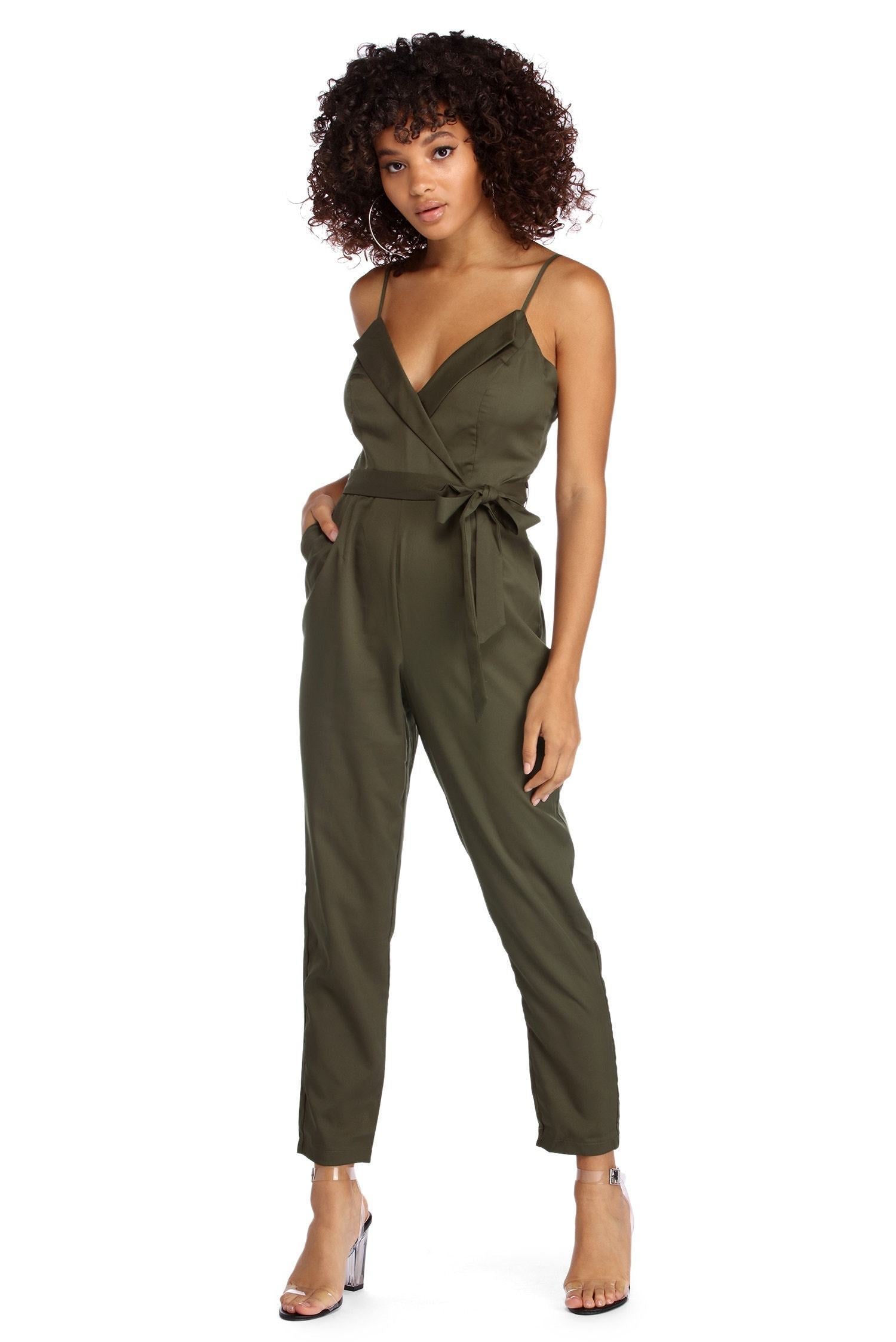 Classic Chic Tapered Jumpsuit Sai Feel