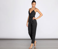 Classic Chic Tapered Jumpsuit Sai Feel