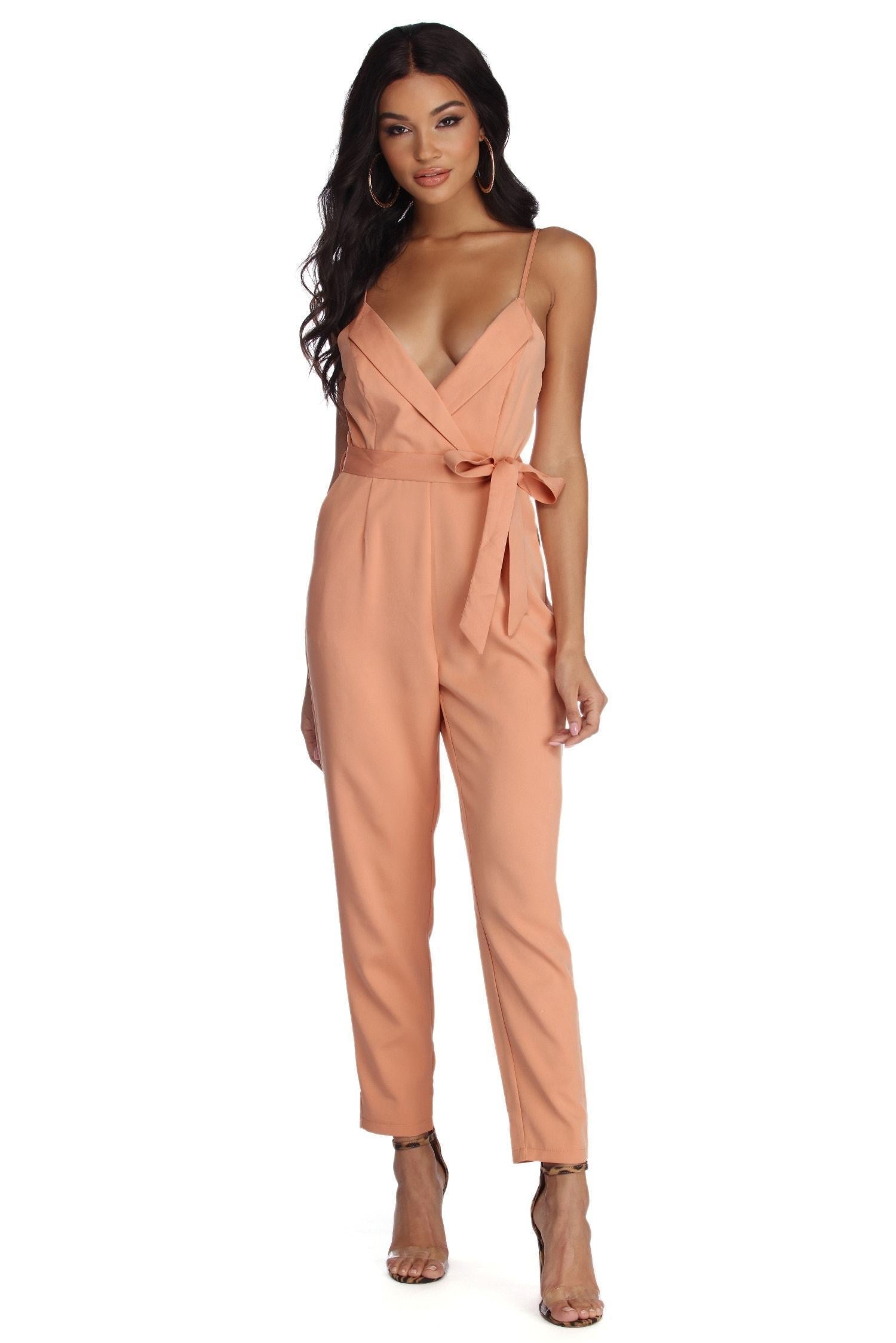 Classic Chic Tapered Jumpsuit Sai Feel