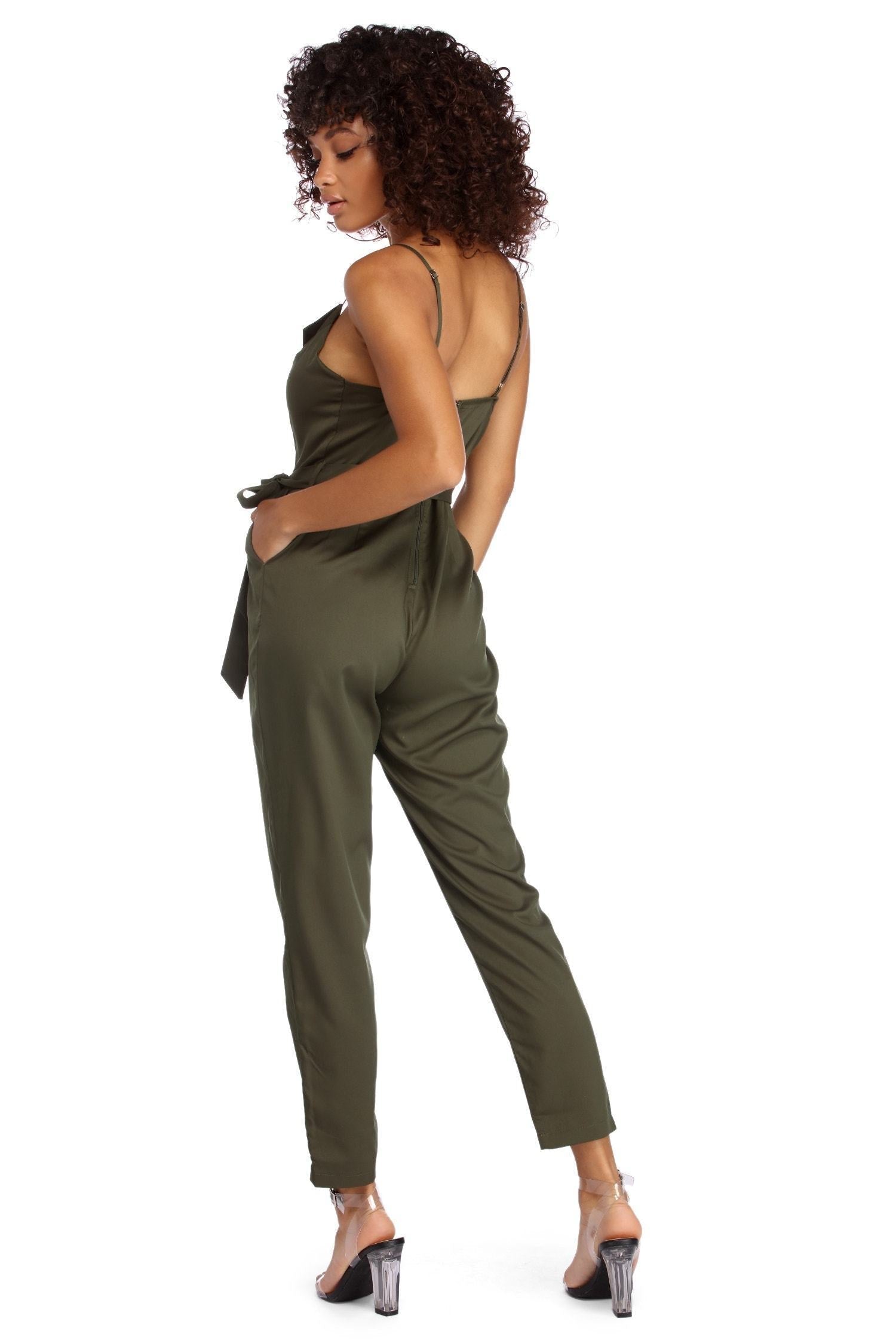 Classic Chic Tapered Jumpsuit Sai Feel