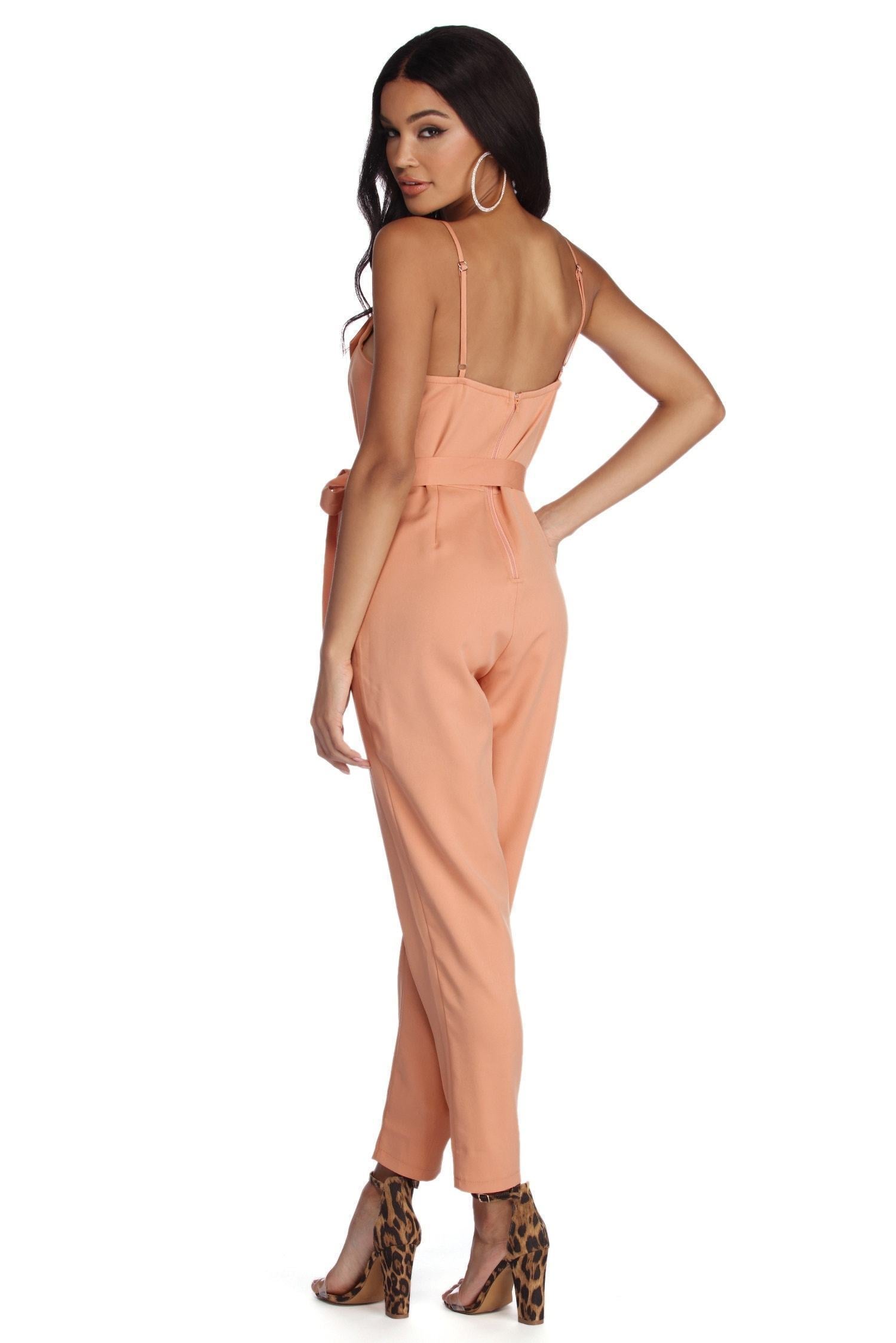 Classic Chic Tapered Jumpsuit Sai Feel