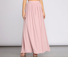 Classic Cutie Chiffon Maxi Skirt Sai Feel