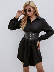 Corset Elastic Belt Shirt Dress Sai Feel