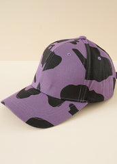 Cow Print Baseball Cap Sai Feel