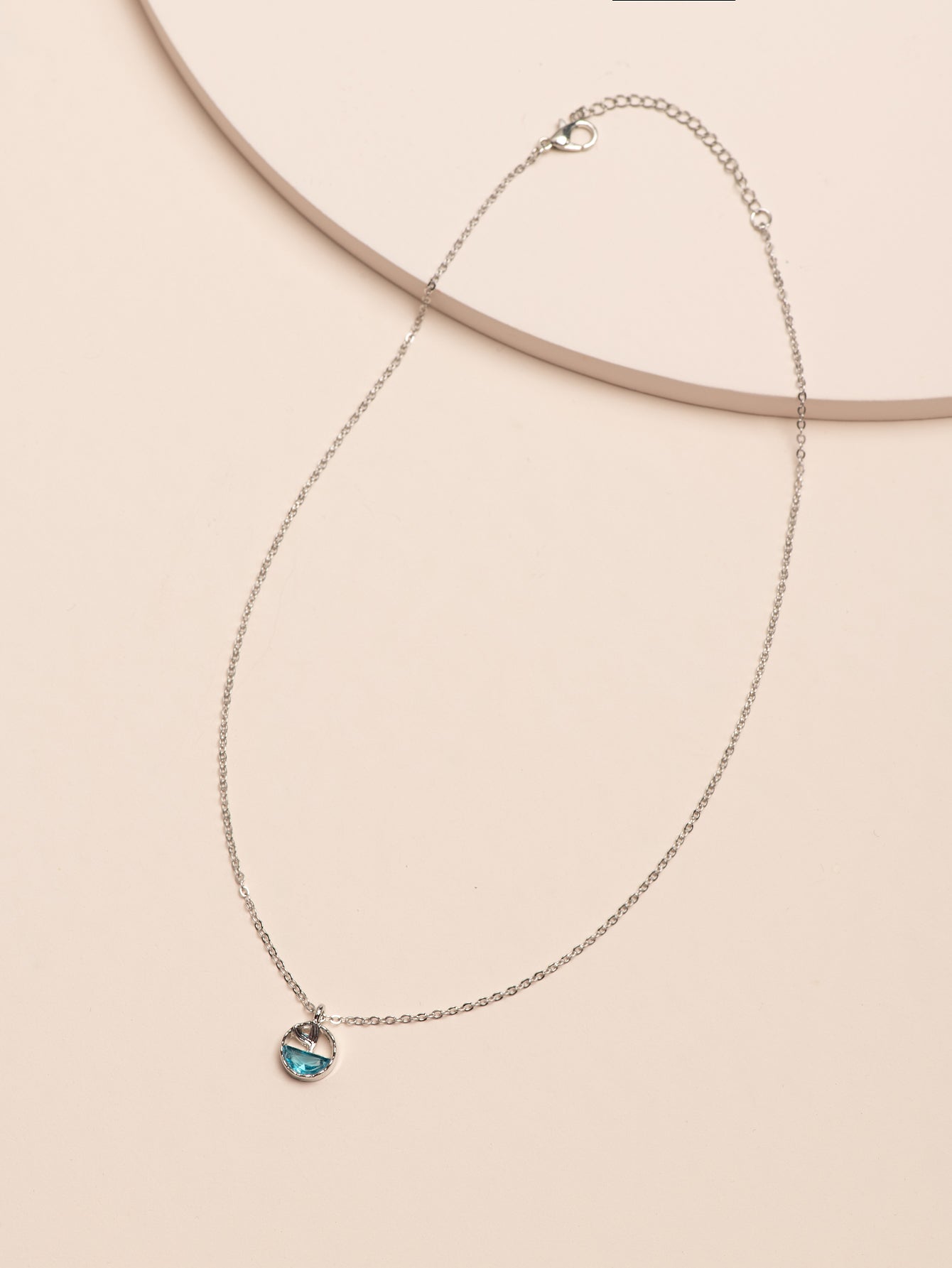 Crystal Pendant Necklace Sai Feel