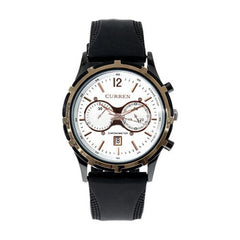 Leisure Watch with Silicone Band (White 4.5cm Dial)