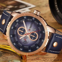 Gold and Blue Dial Watch (Dial 4.5cm)