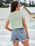 Cutout short sexy cardigan Sai Feel