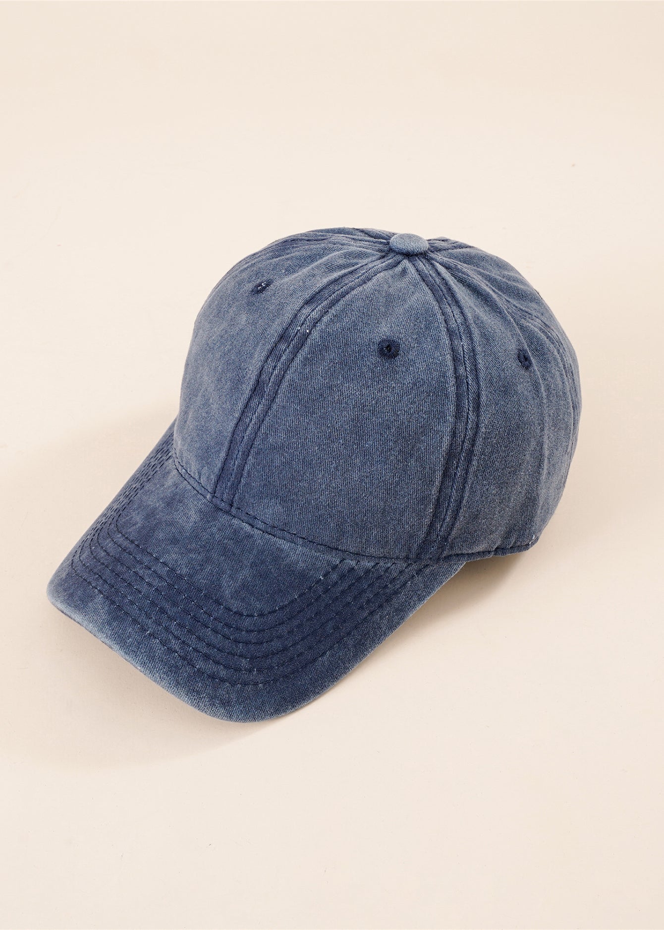 Distressed Baseball Cap Sai Feel