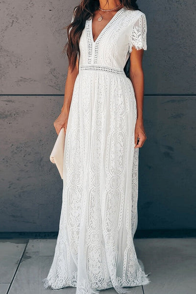 Dream catcher white lace dress