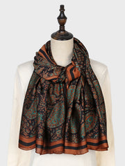 Ethnic silky scarf Sai Feel