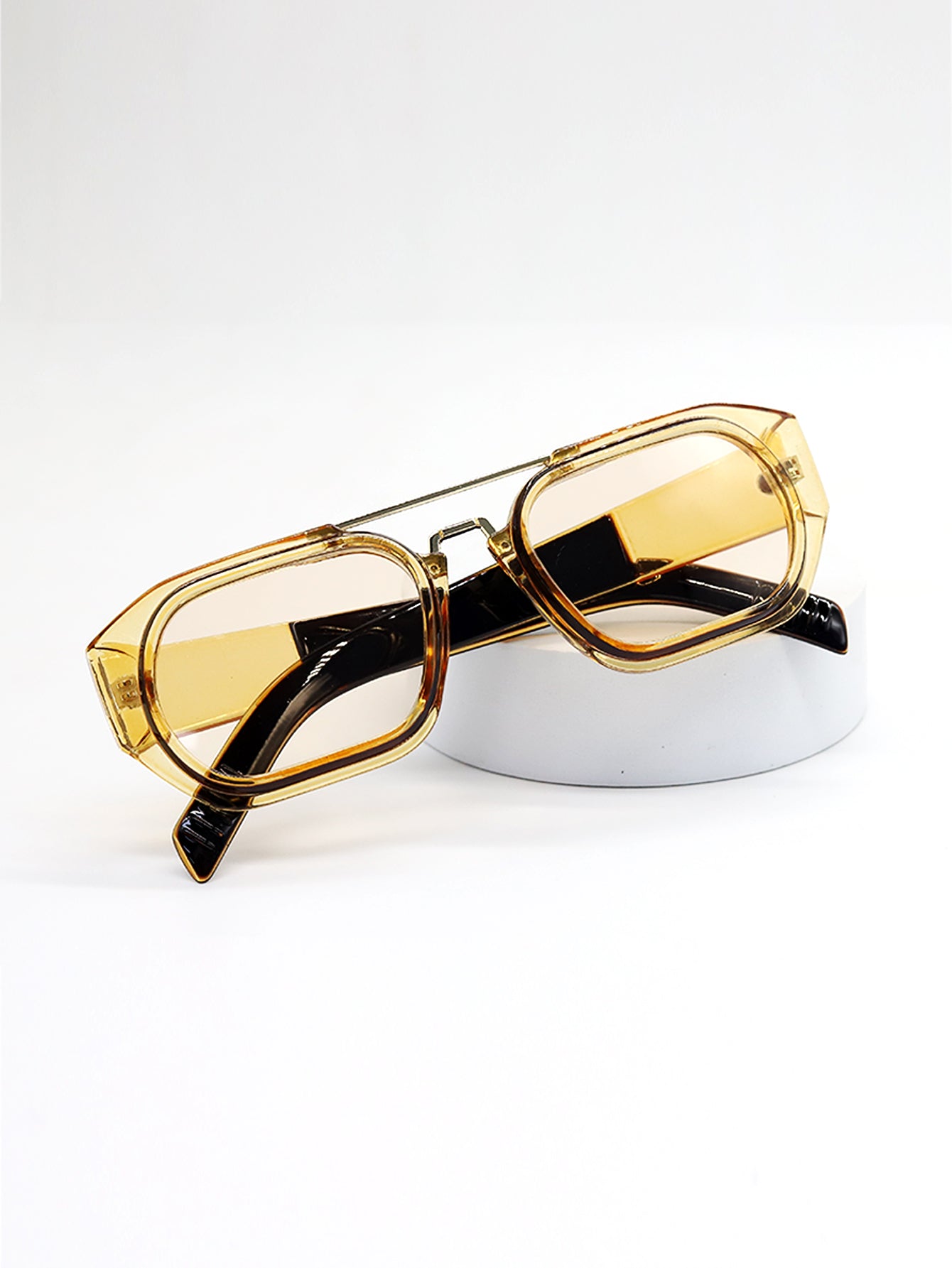 Fashion Square Acrylic UV Sunglasses Sai Feel