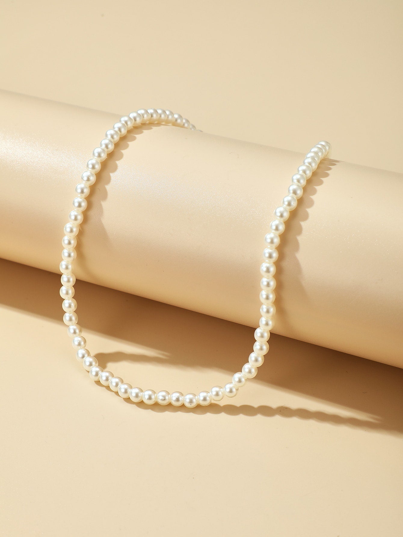 Faux Pearl Necklace Sai Feel