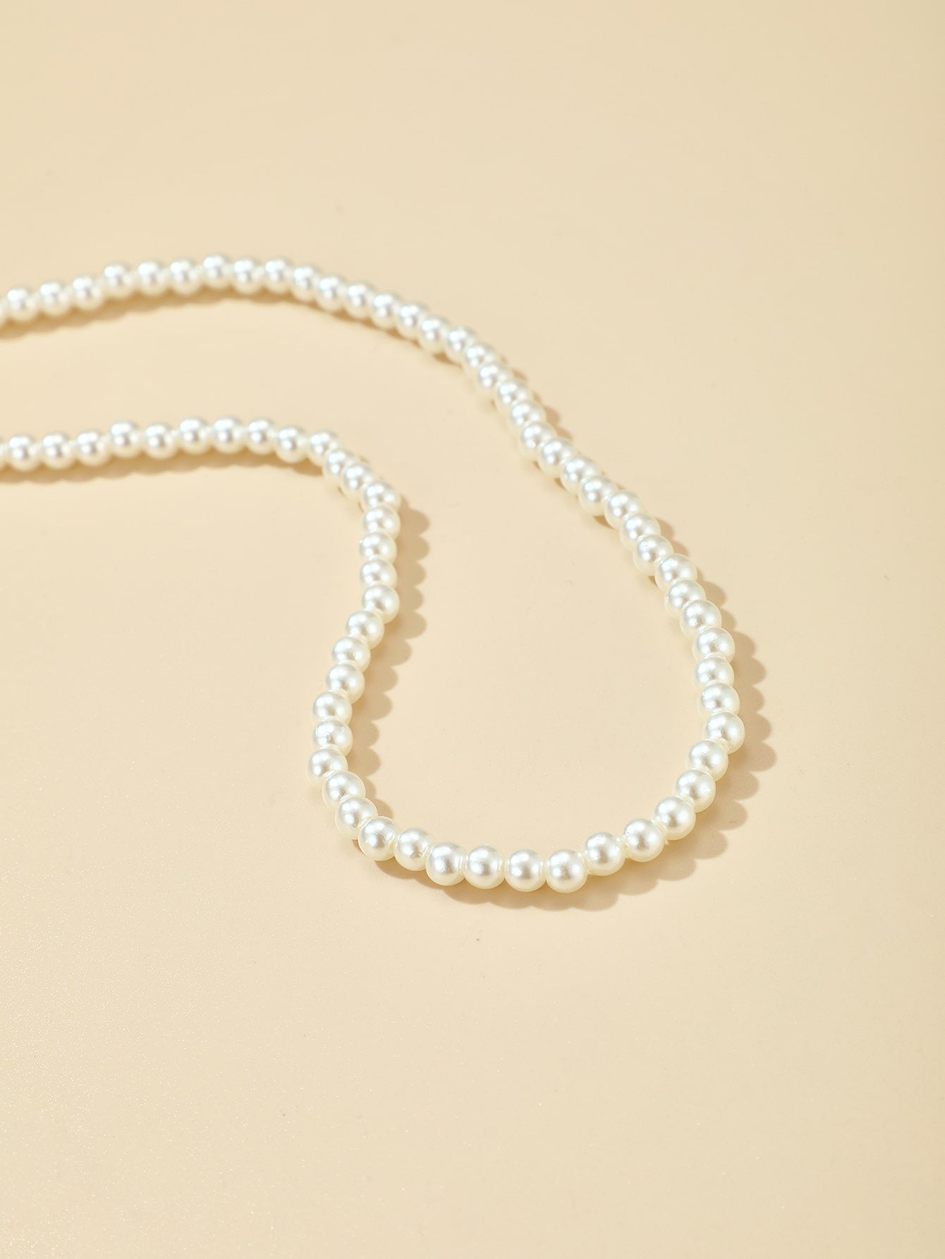 Faux Pearl Necklace Sai Feel