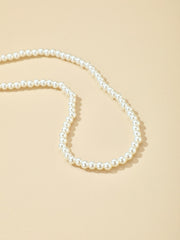 Faux Pearl Necklace Sai Feel