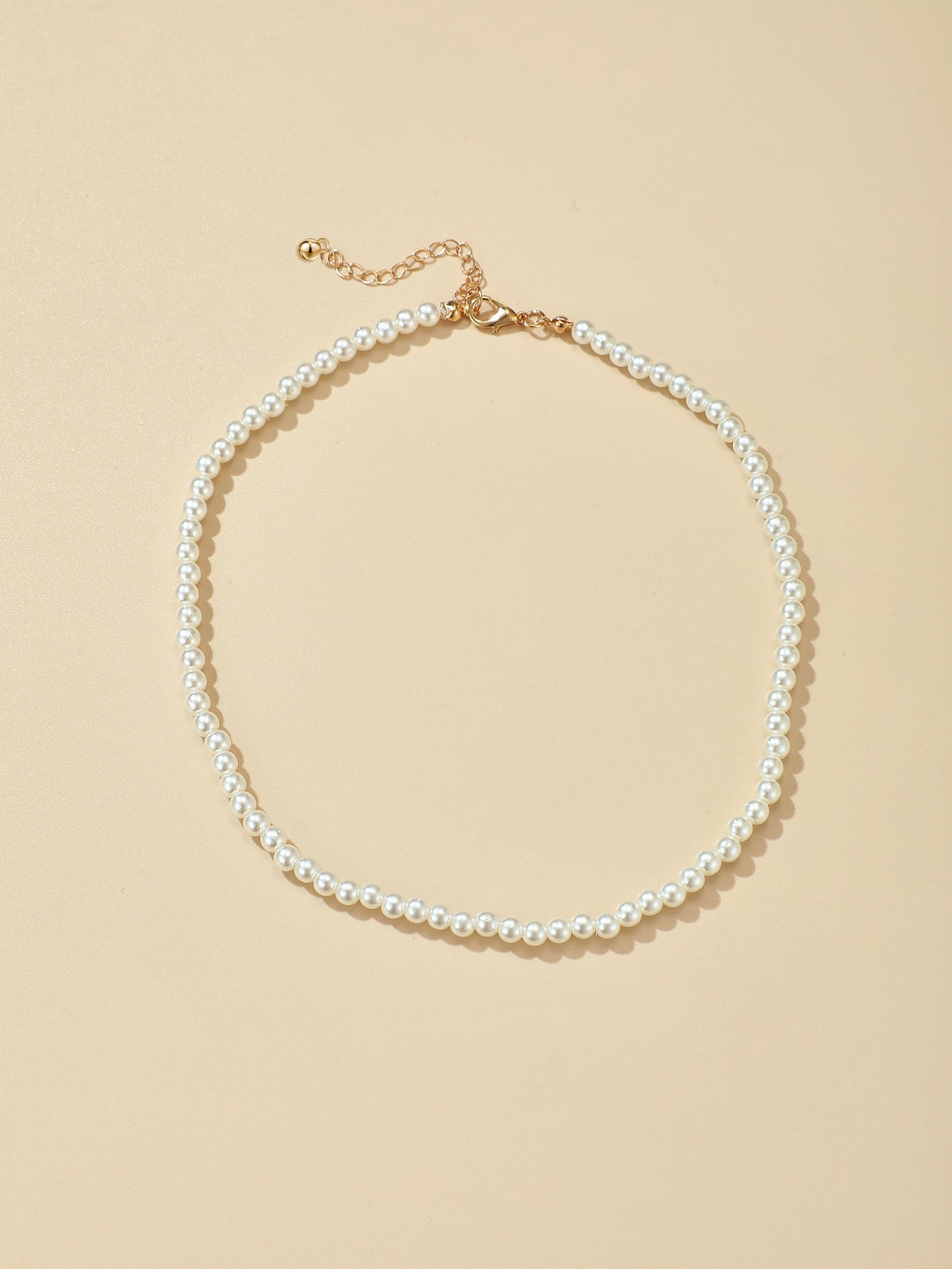 Faux Pearl Necklace Sai Feel