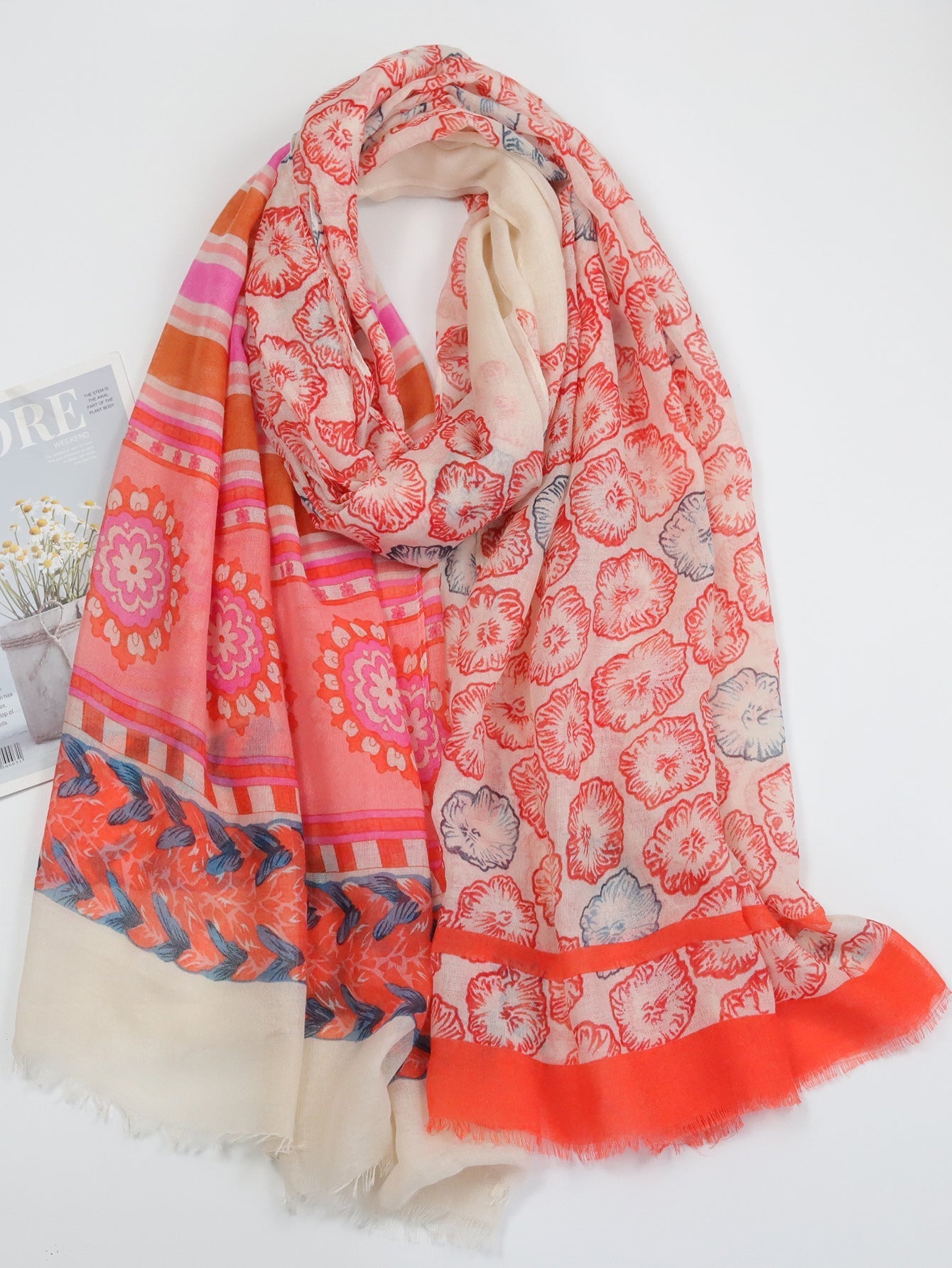 Floral print scarf Sai Feel