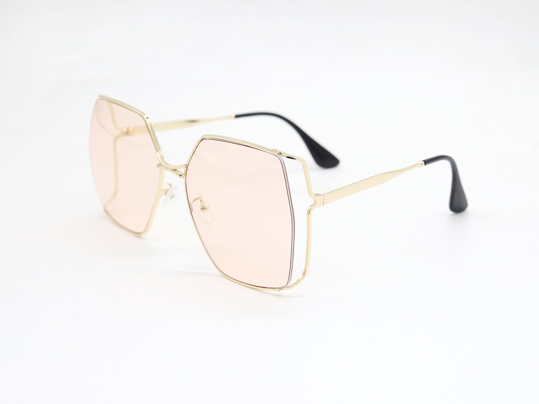 Geometric versatile metal sunglasses Sai Feel