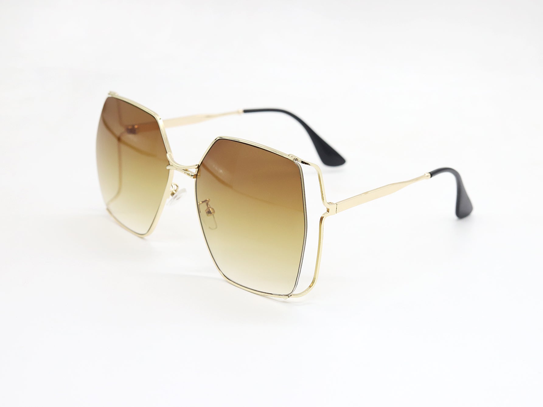 Geometric versatile metal sunglasses Sai Feel