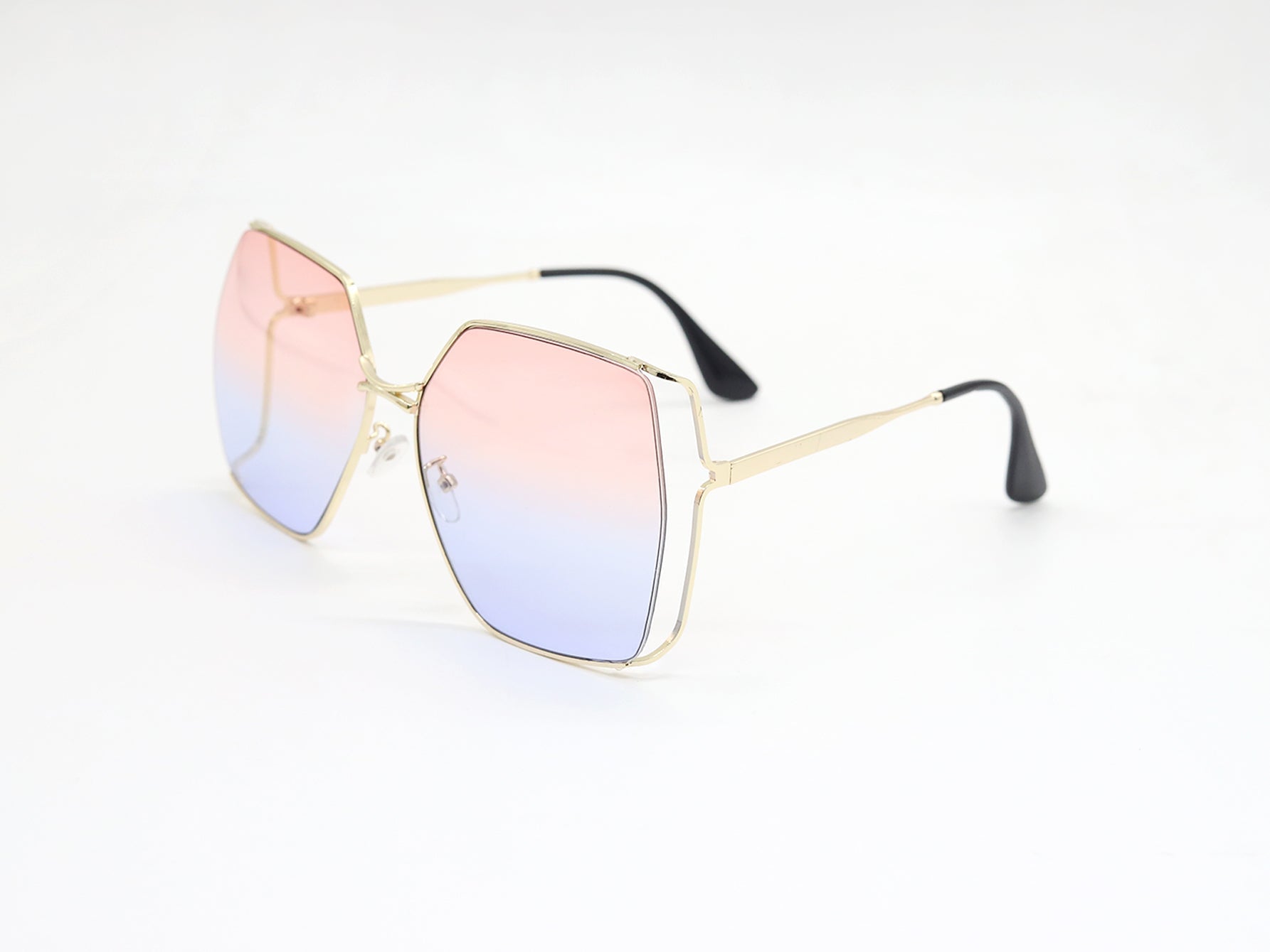 Geometric versatile metal sunglasses Sai Feel