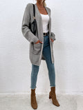 Gray cardigan sweater Sai Feel