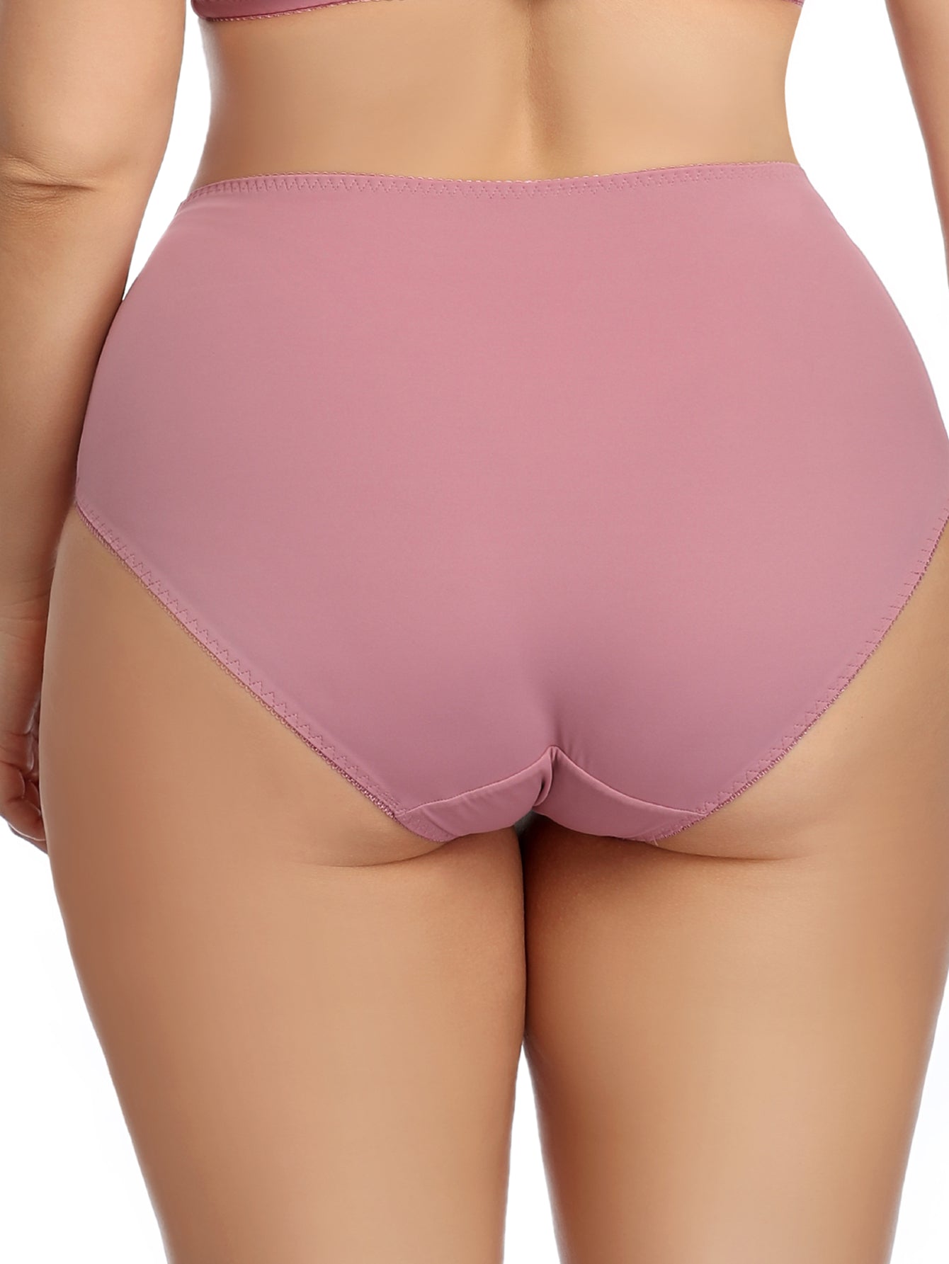 High Waist Panties for Women Underwear Ladies Big Size Briefs Traceless Plus Size Thin Satin Sexy Panties Sai Feel