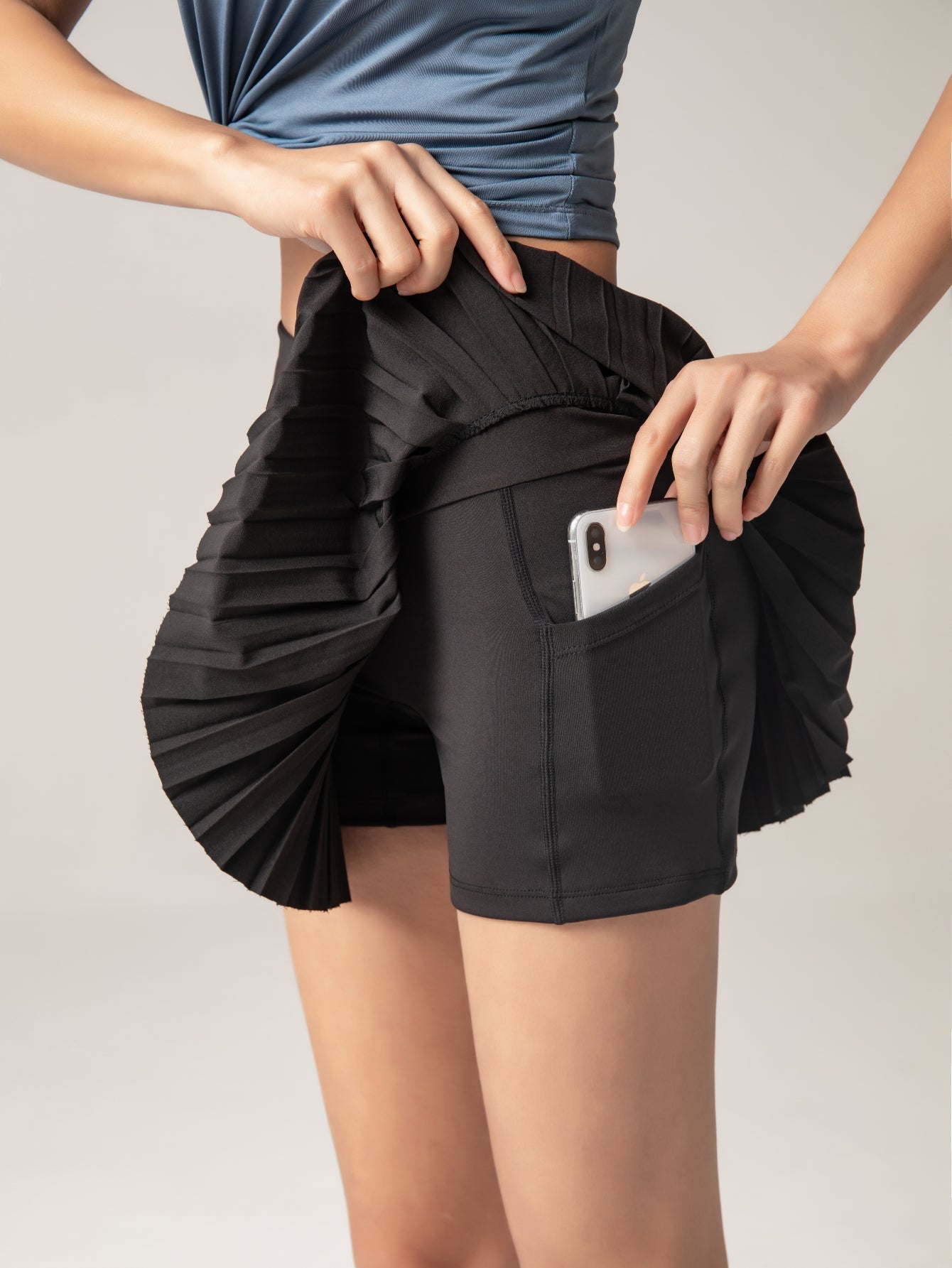 High Waisted Golf Athletic Running Skorts Sai Feel