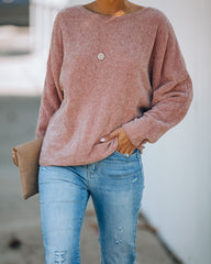 A Place To Call Home Chenille Dolman Sweater