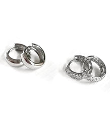 Baby Hoops Silver - Set