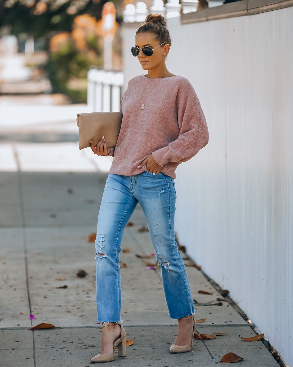 A Place To Call Home Chenille Dolman Sweater