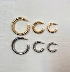 Chunky Gold Hoops - Set