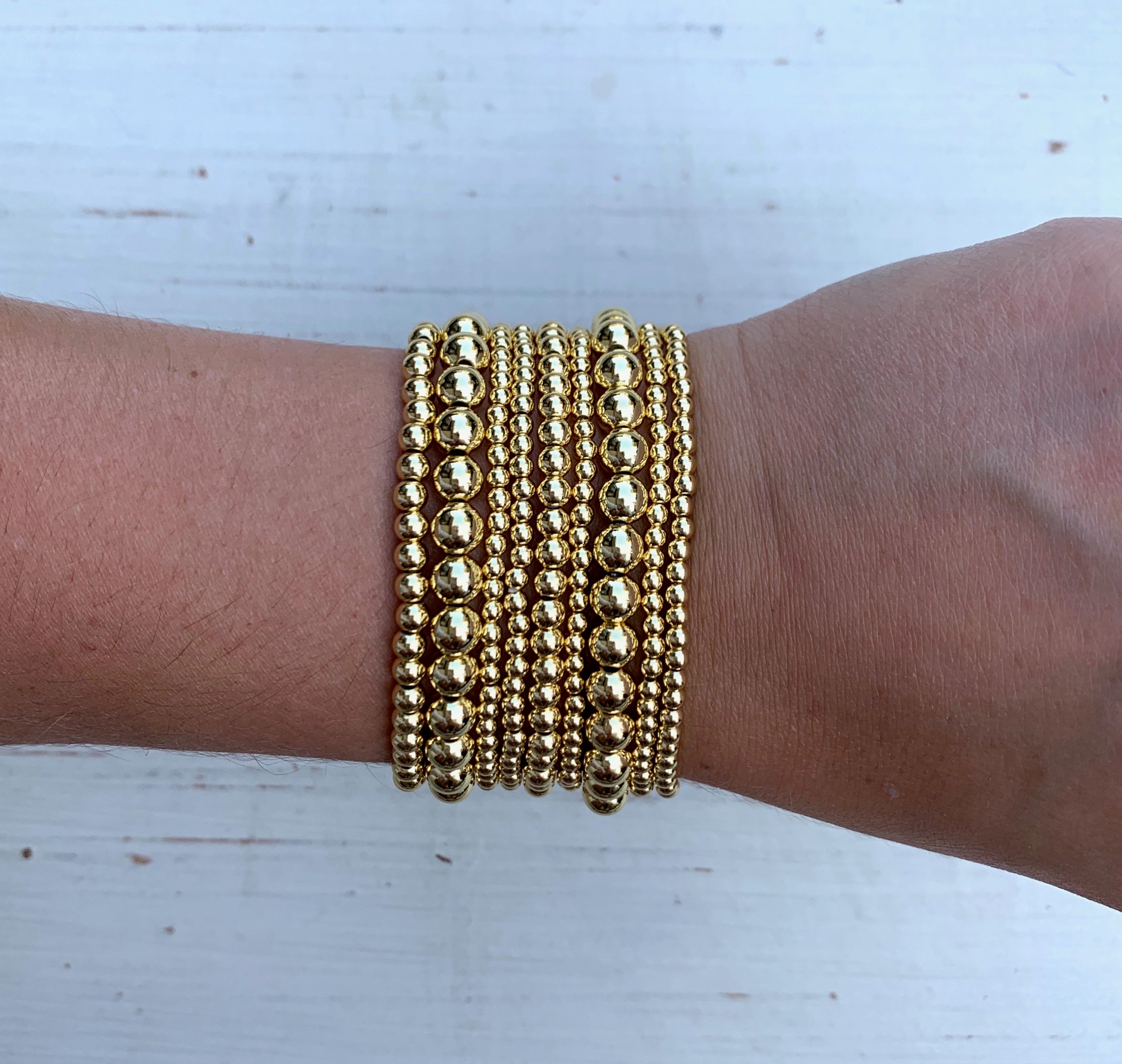 Metallic Stackables - Gold 3mm