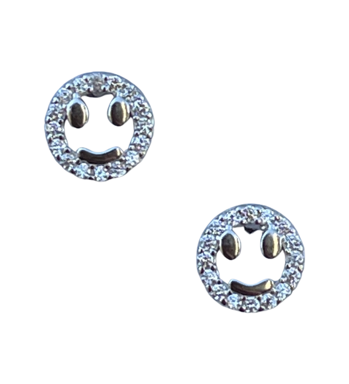 Smile Studs Silver