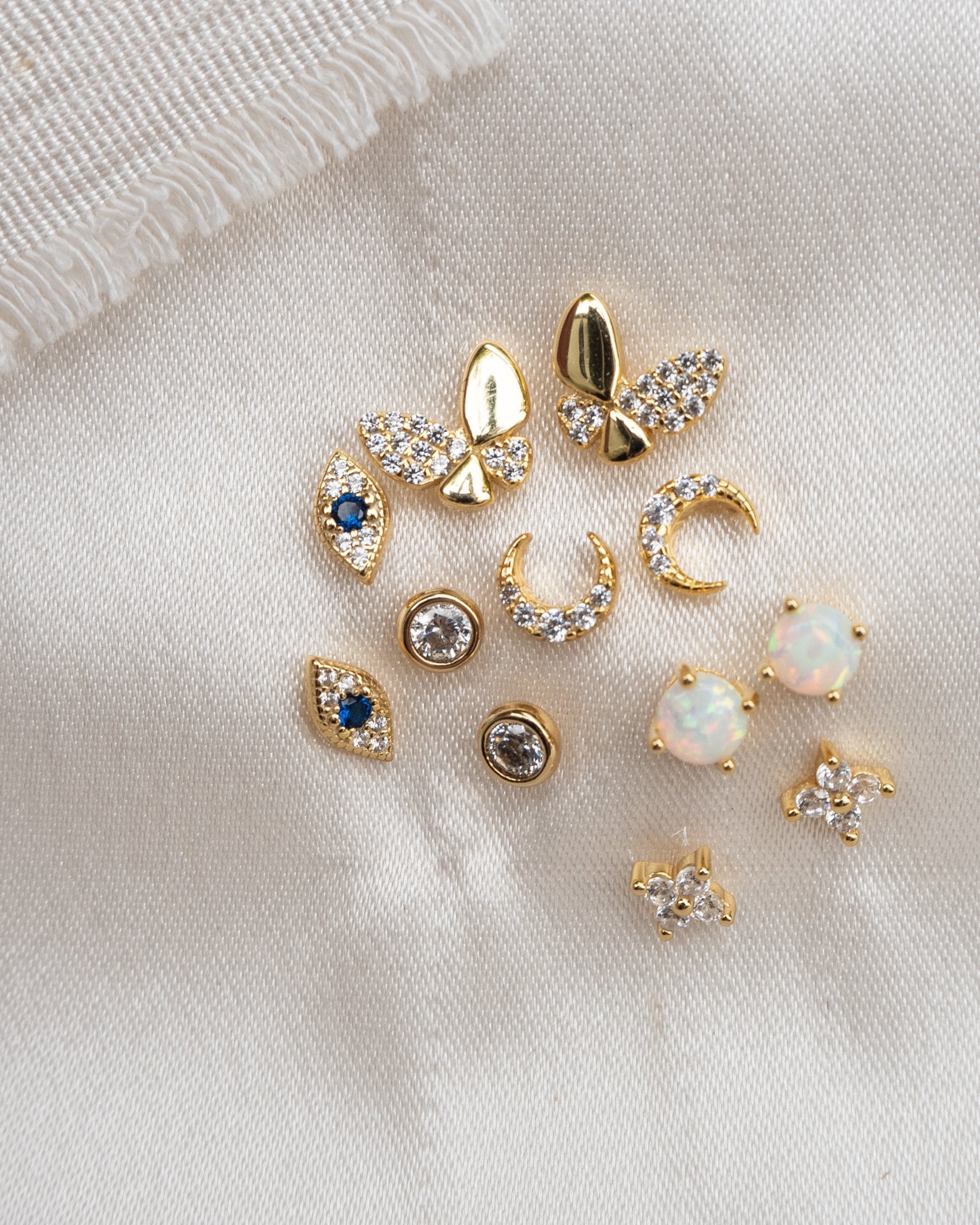 Butterfly Studs Gold