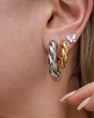 Butterfly Studs Silver