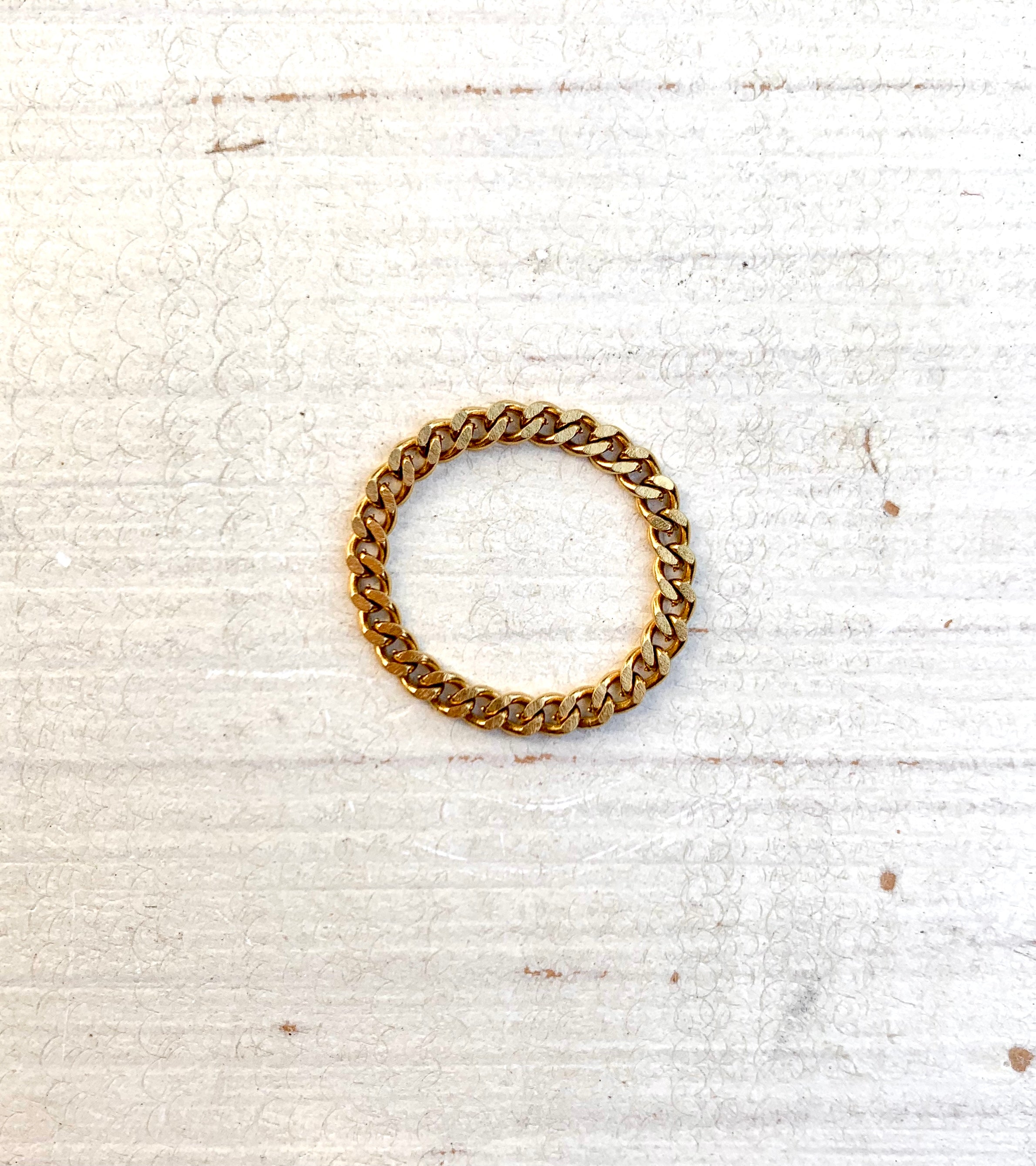 Gold Chain Ring