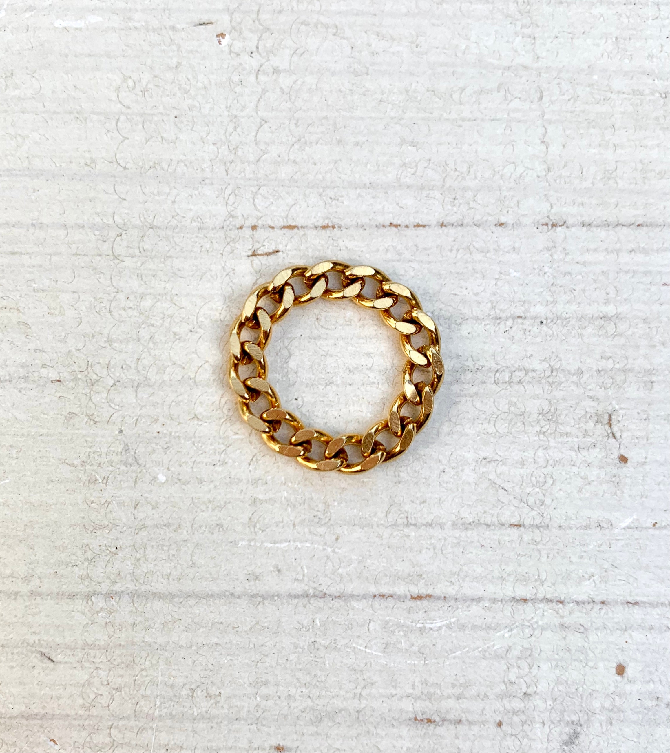 Gold Chain Ring