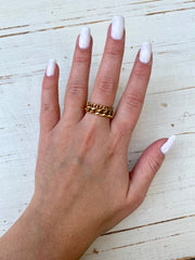 Gold Chain Ring