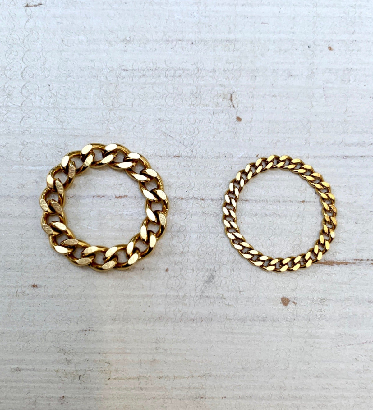 Gold Chain Ring