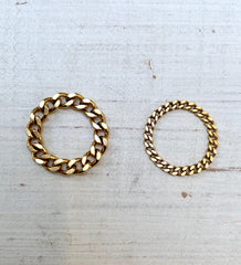 Gold Chain Ring