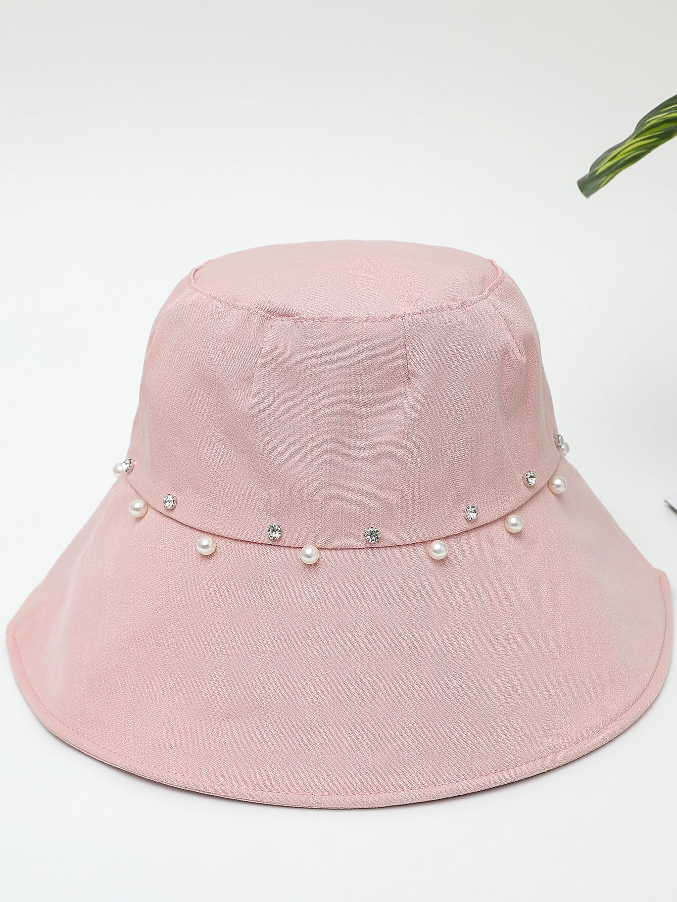 Imitation pearl 100% cotton hat Sai Feel