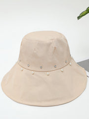 Imitation pearl 100% cotton hat Sai Feel