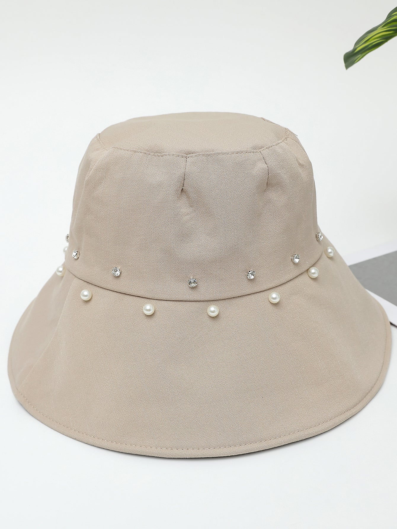 Imitation pearl 100% cotton hat Sai Feel